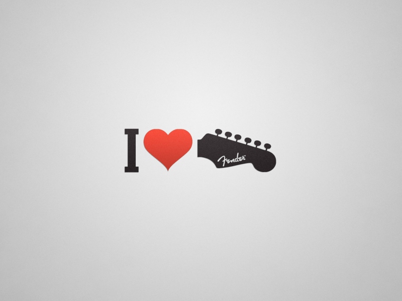 Fondo de pantalla I Love My Guitar 800x600