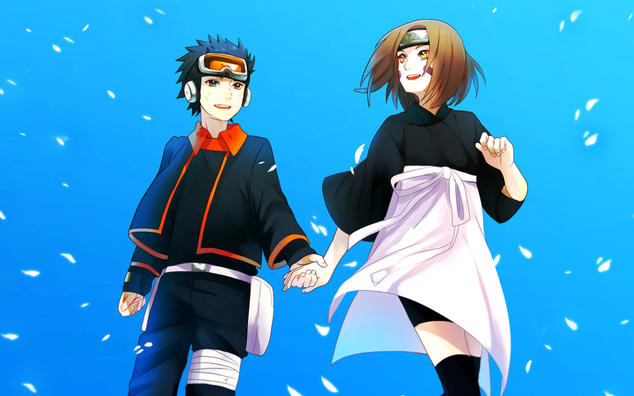 Screenshot №1 pro téma Rin Nohara, Obito Uchiha 1280x800