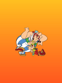 Обои Asterix and Obelix 240x320