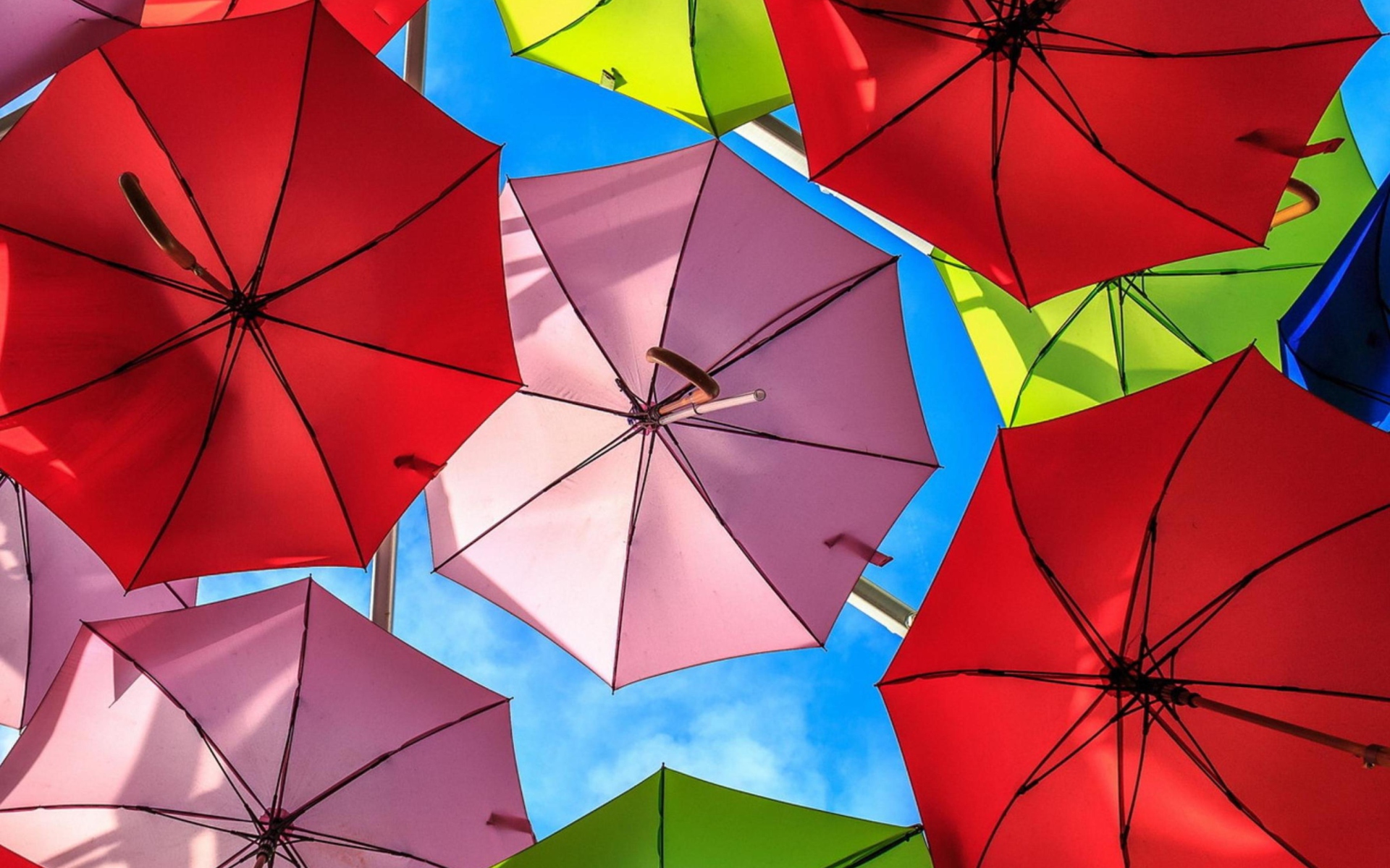 Screenshot №1 pro téma Colorful Umbrellas 1920x1200