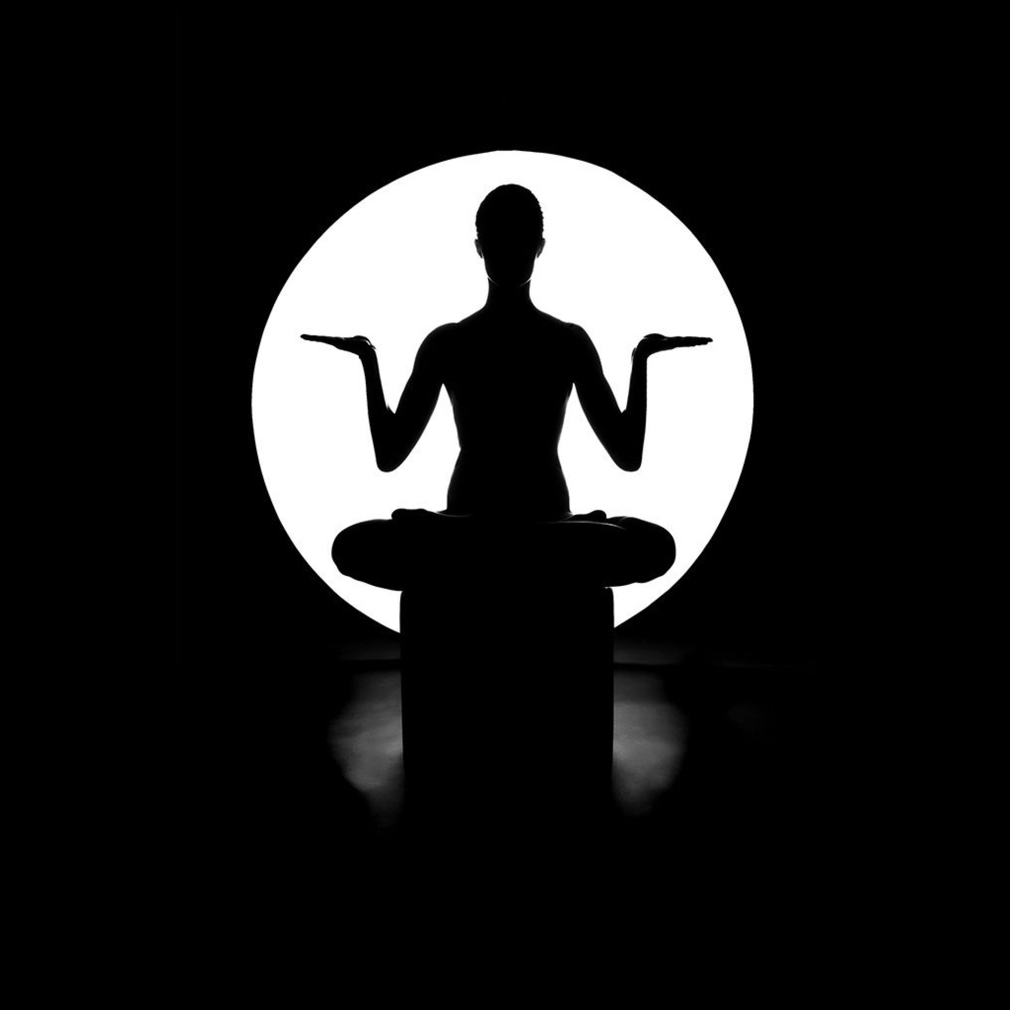 Moonlight Yoga wallpaper 2048x2048