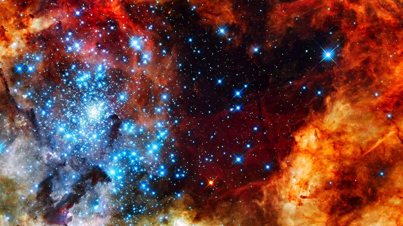 Screenshot №1 pro téma Starry Space 1366x768