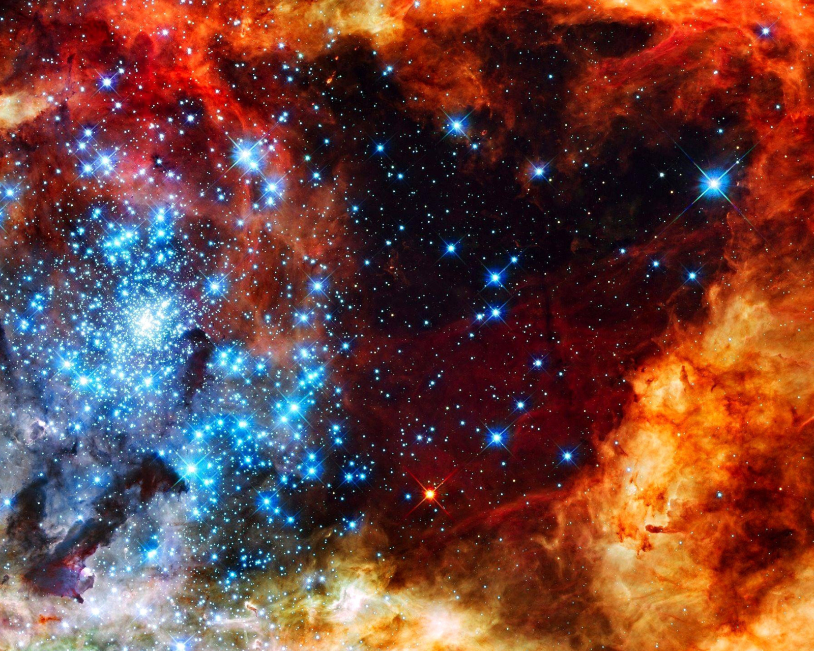 Starry Space wallpaper 1600x1280