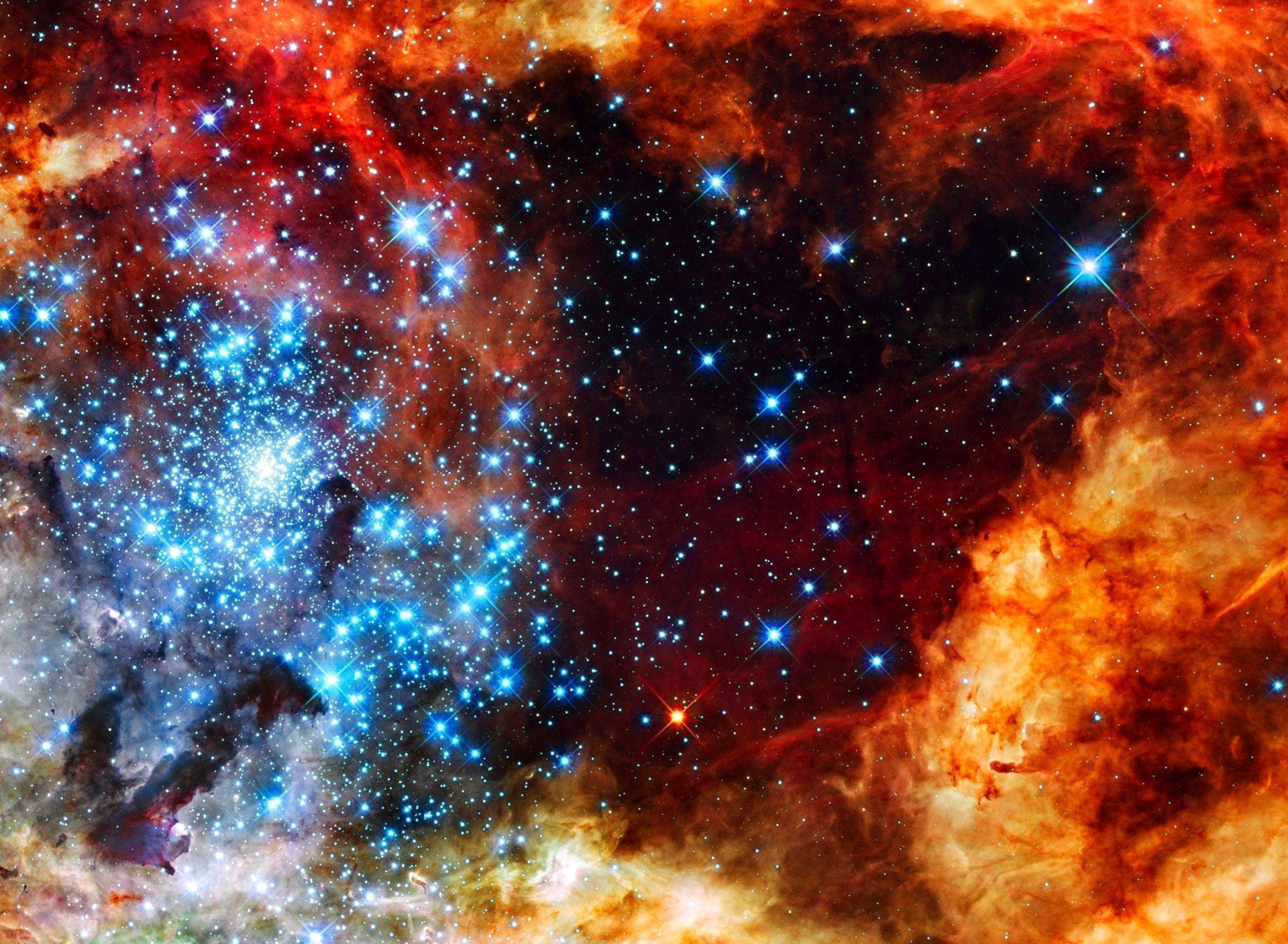 Das Starry Space Wallpaper 1920x1408