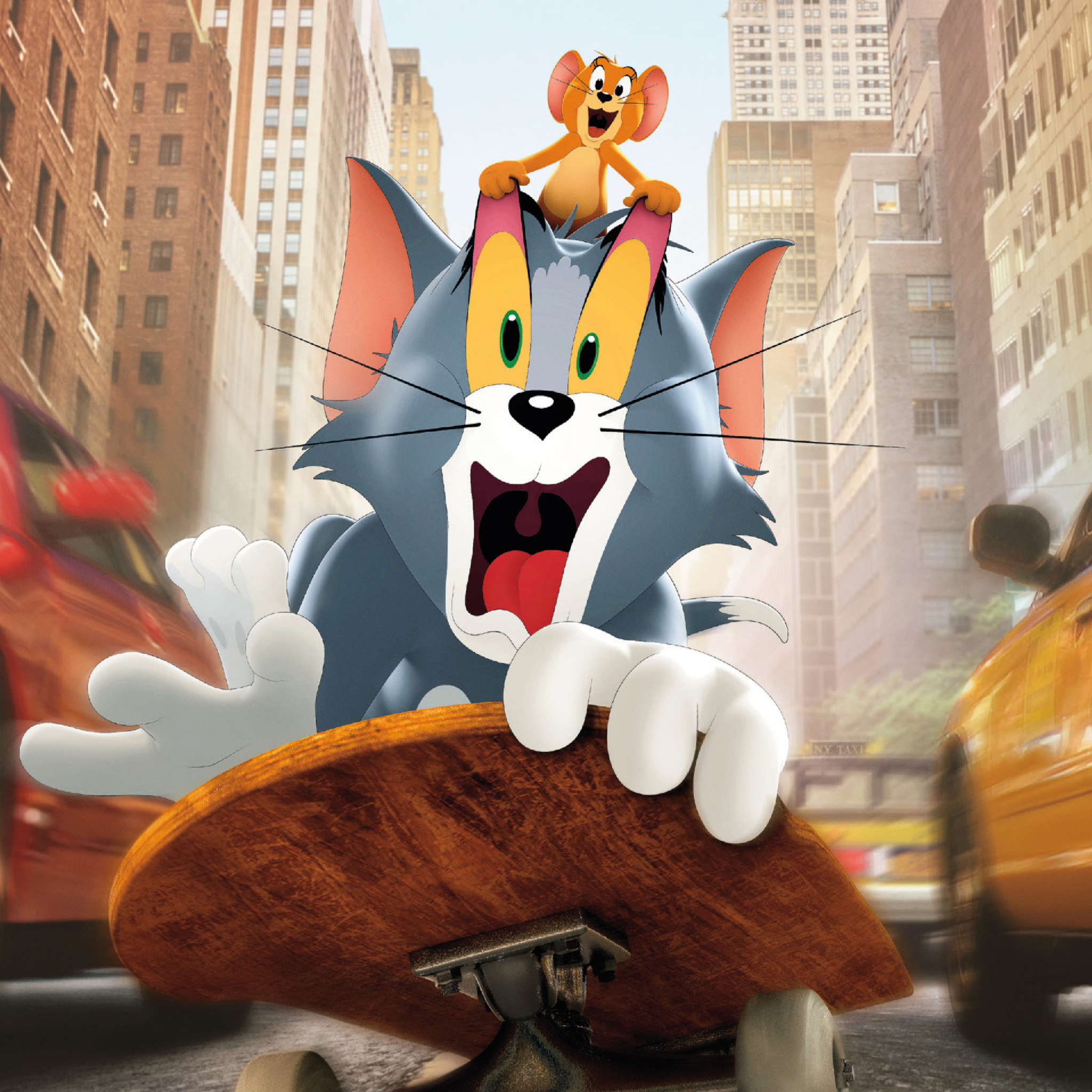 Обои Tom and Jerry Movie Poster 2048x2048