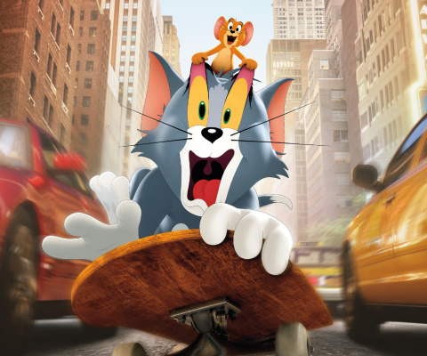 Обои Tom and Jerry Movie Poster 480x400
