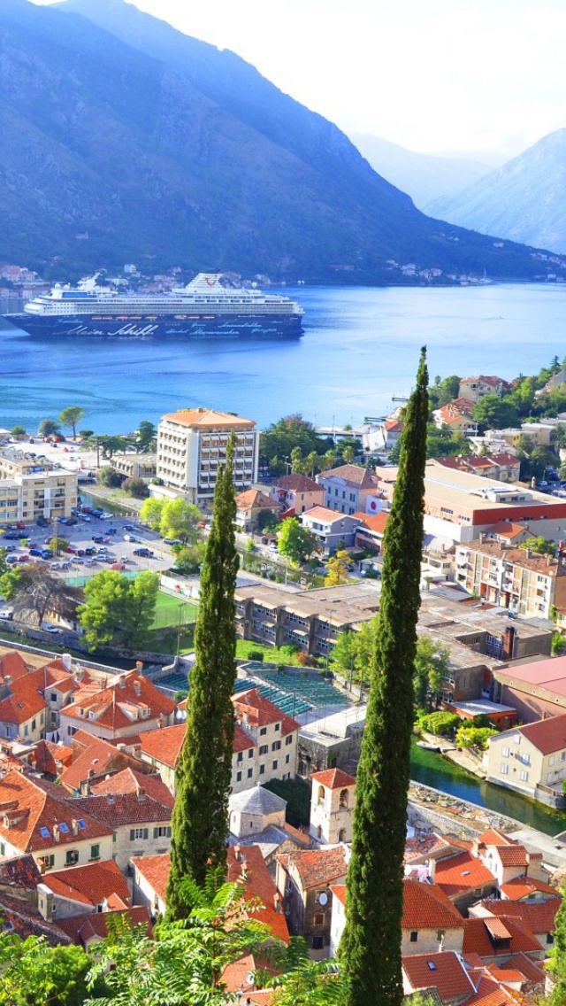 Fondo de pantalla Kotor, Montenegro 640x1136