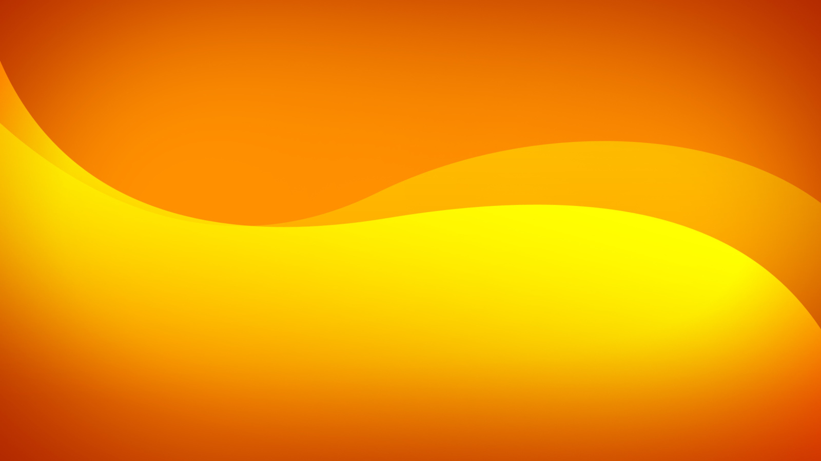 Orange Bending Lines wallpaper 1600x900