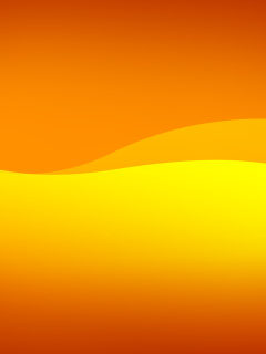 Orange Bending Lines wallpaper 240x320