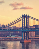 Das Bay Bridge New York Wallpaper 128x160
