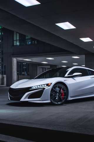 Sfondi Acura NSX in Garage 320x480