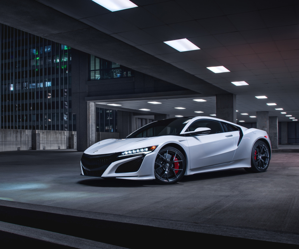 Acura NSX in Garage wallpaper 960x800