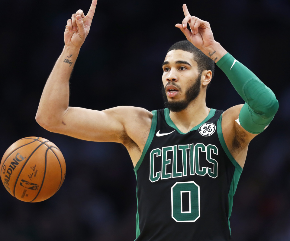 Fondo de pantalla Jayson Tatum in Boston Celtics 960x800