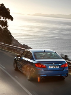 BMW M5 F10 Sedan wallpaper 240x320