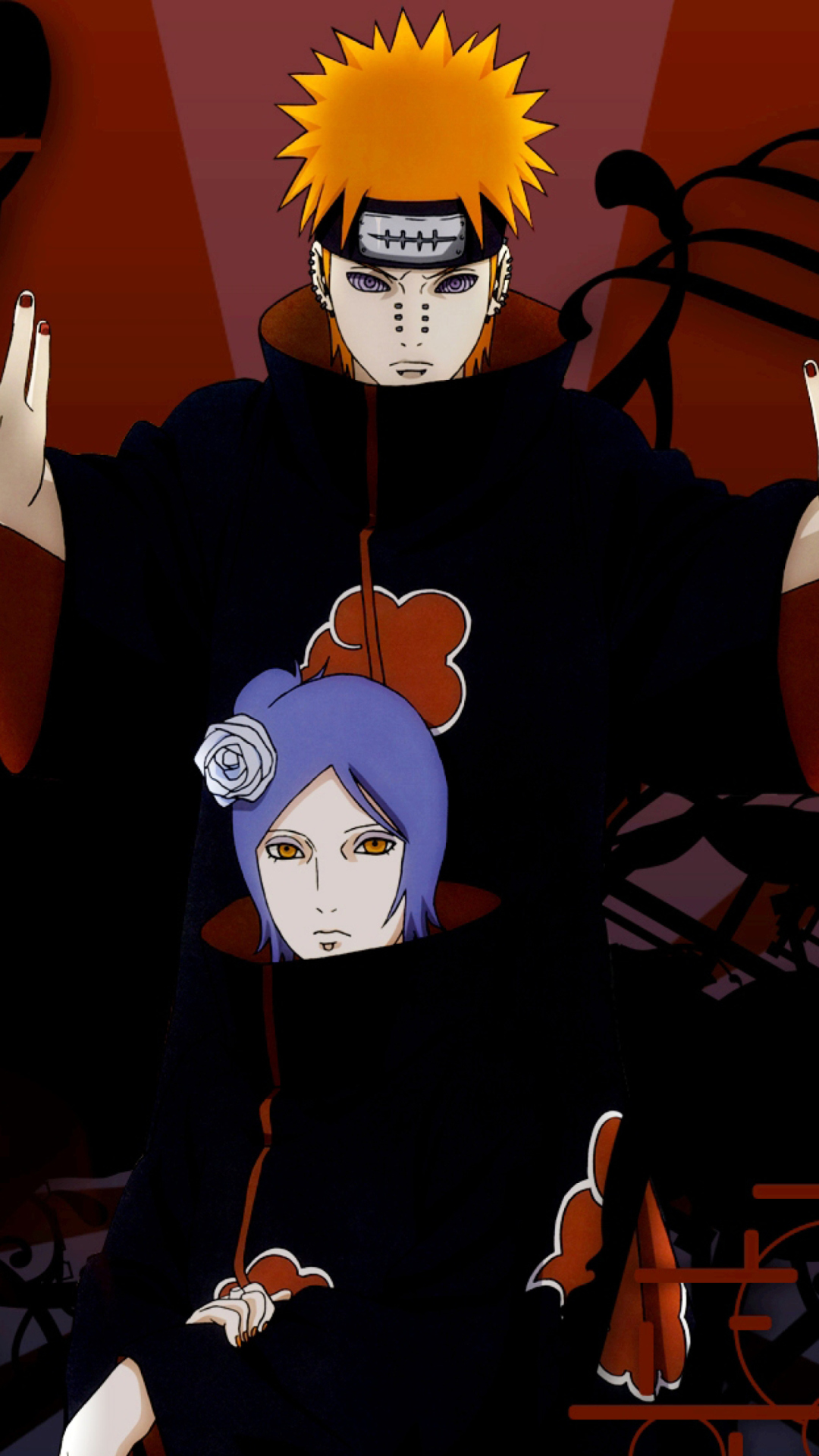 Fondo de pantalla Naruto: Pein & Konan 1080x1920