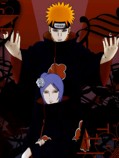 Screenshot №1 pro téma Naruto: Pein & Konan 240x320