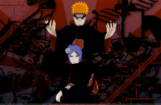 Naruto: Pein & Konan - Obrázkek zdarma pro 1440x900