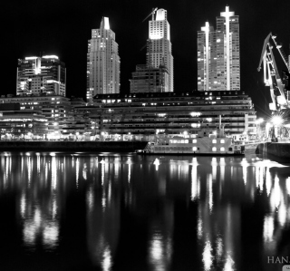 Madero Harbour In Buenos Aires - Obrázkek zdarma pro 128x128