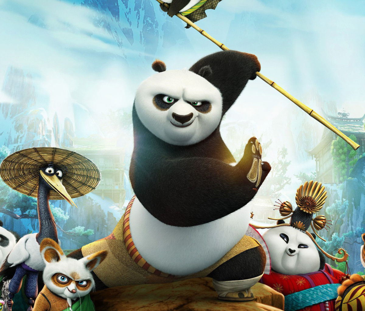 Sfondi Kung Fu Panda 3 1200x1024