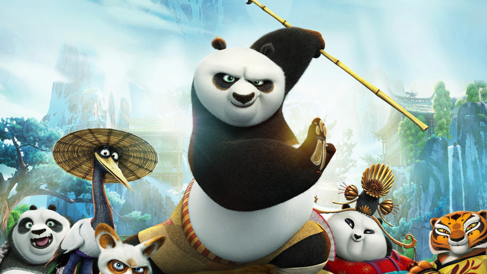 Das Kung Fu Panda 3 Wallpaper 1920x1080