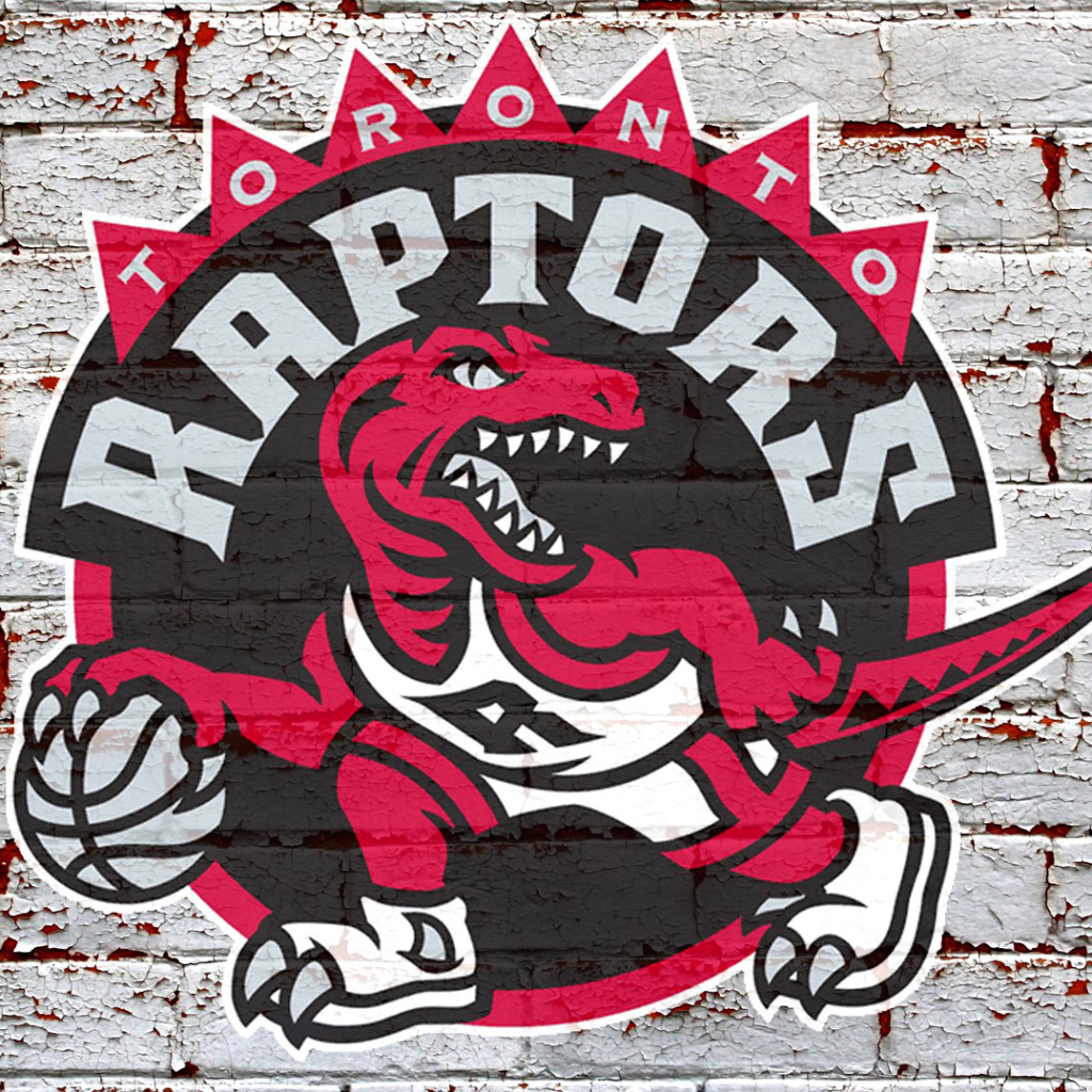 Das Toronto Raptors Logo Wallpaper 1024x1024