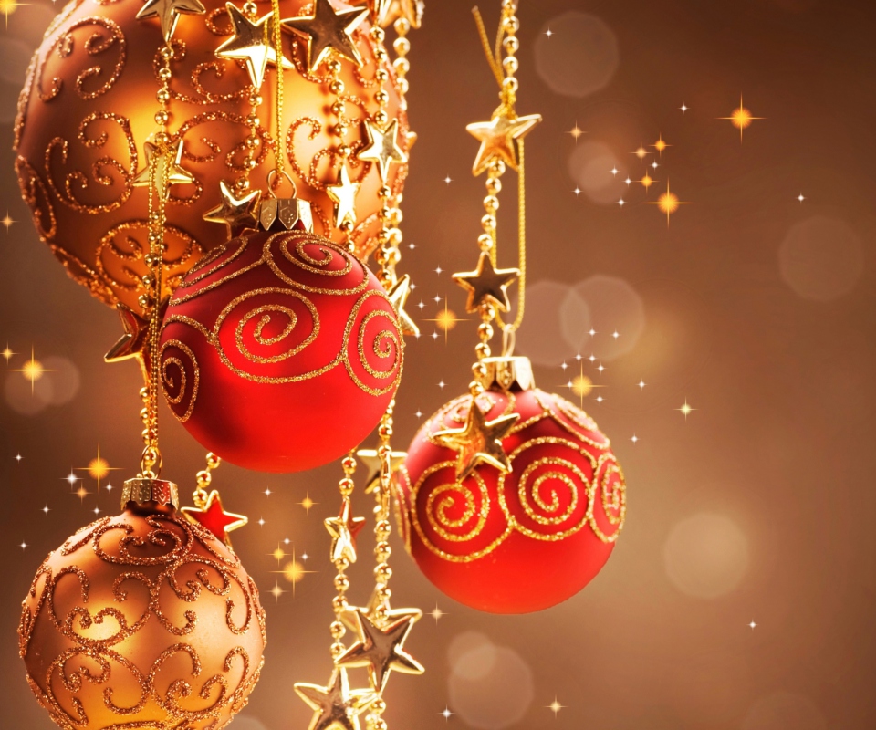 Christmas Decorations wallpaper 960x800