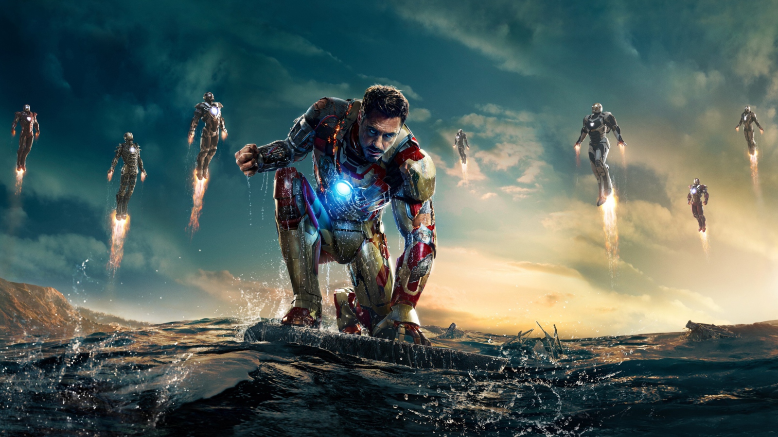 Обои Robert Downey Jr. As Iron Man 1600x900