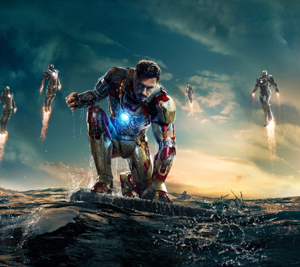 Das Robert Downey Jr. As Iron Man Wallpaper 960x854