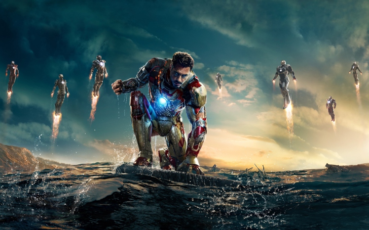 Robert Downey Jr. As Iron Man wallpaper