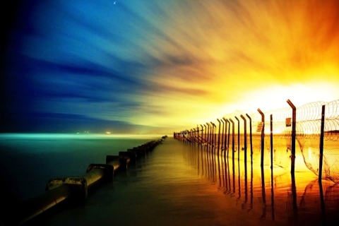 Day And Night wallpaper 480x320