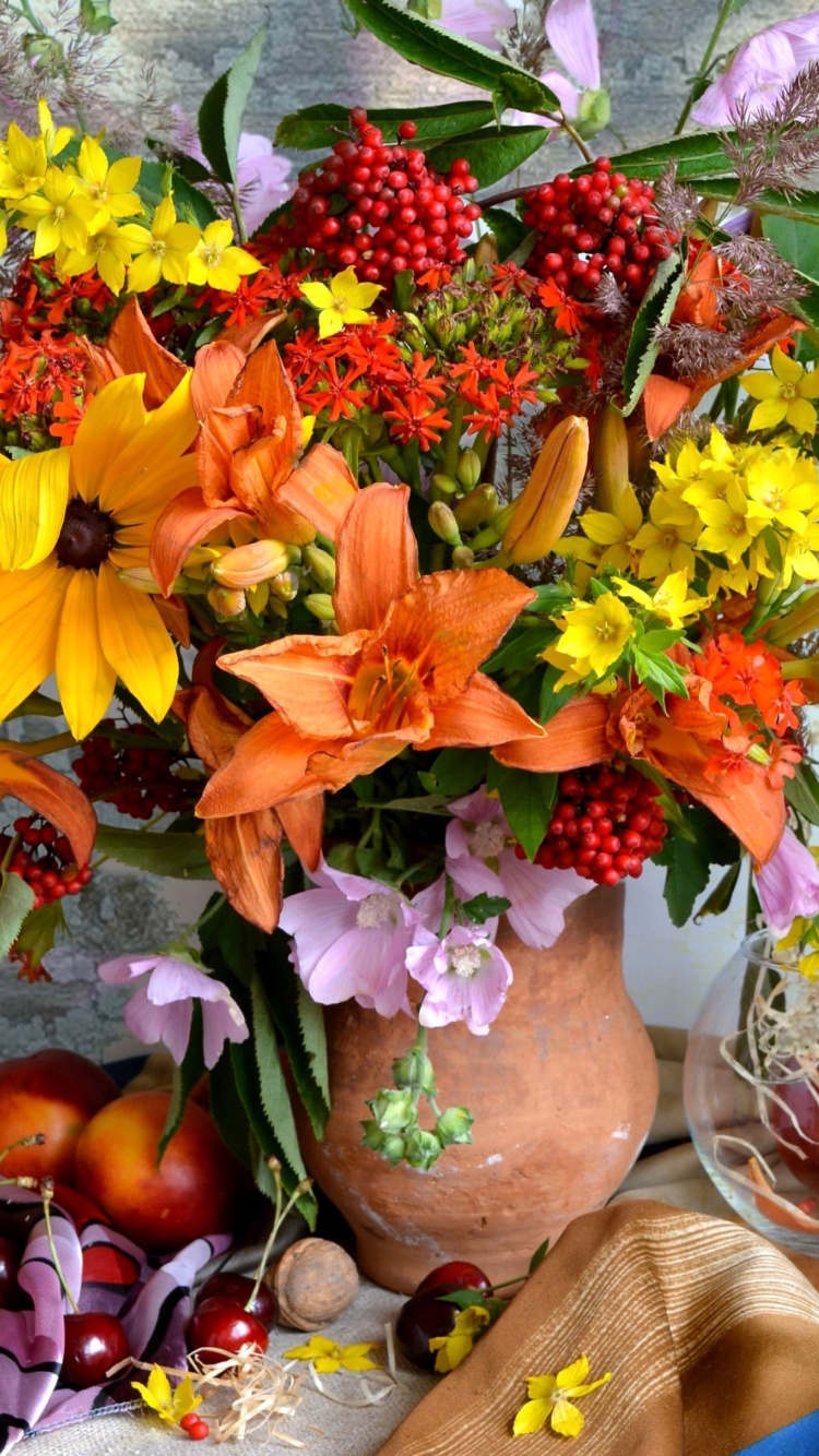 Fondo de pantalla Autumn Bouquet 750x1334