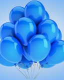 Blue Balloons screenshot #1 128x160