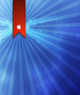 Apple Ribbon - Obrázkek zdarma pro iPhone 5C