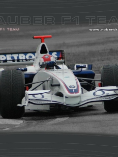 Fondo de pantalla Robert Kubica - Formula1 240x320