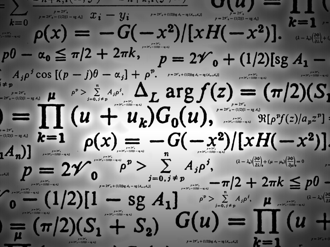 Das Math Formulas Wallpaper 1152x864