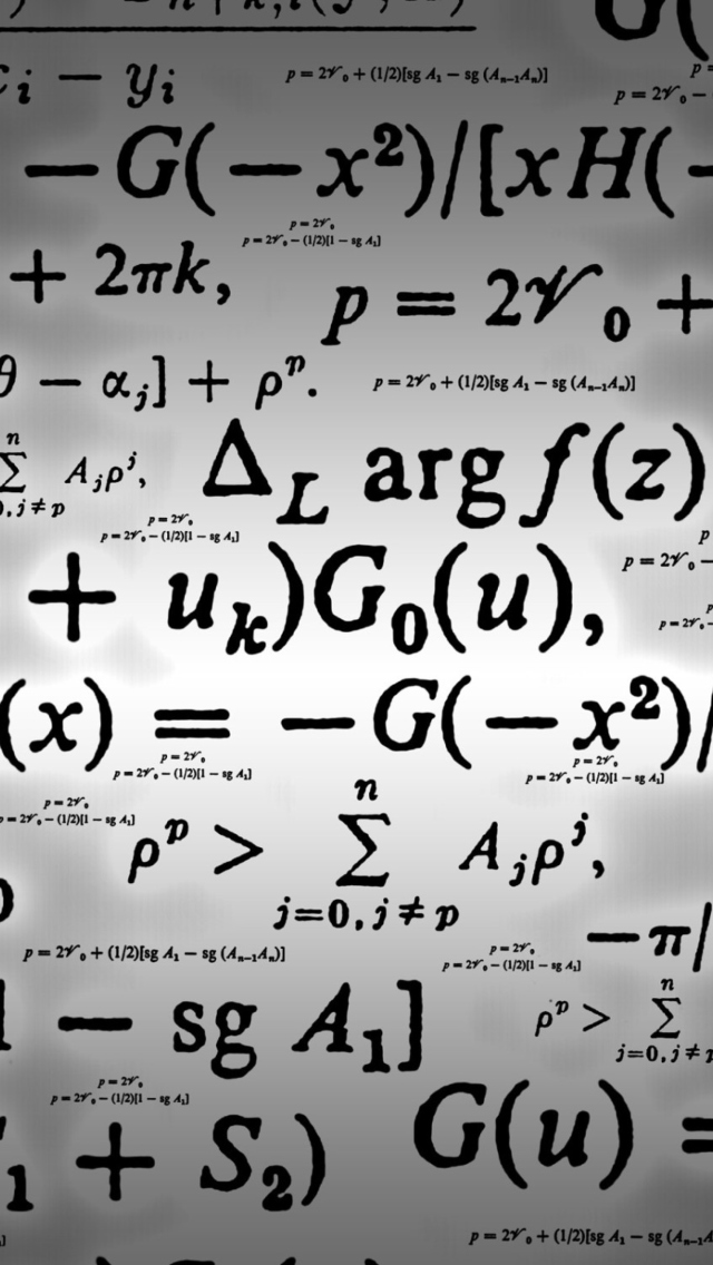 Das Math Formulas Wallpaper 640x1136