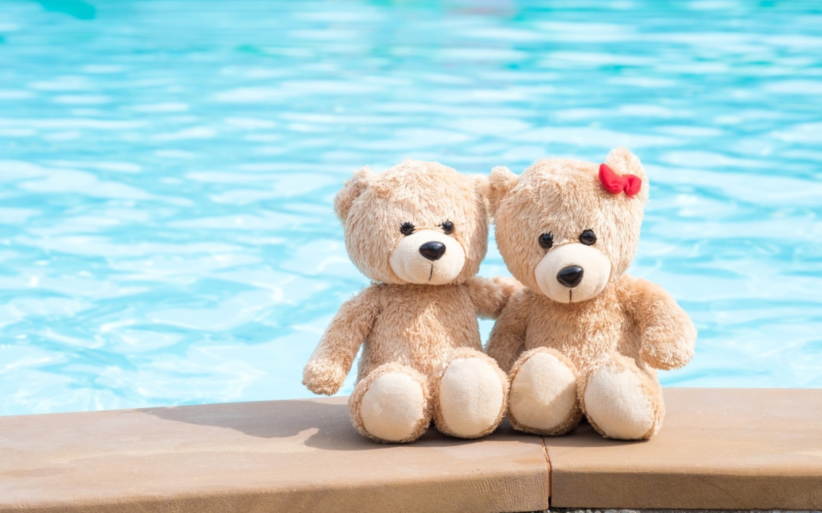 Обои Handmade Teddy Bears 1680x1050