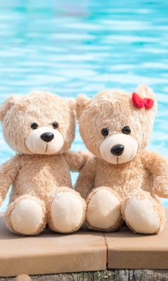 Fondo de pantalla Handmade Teddy Bears 240x400