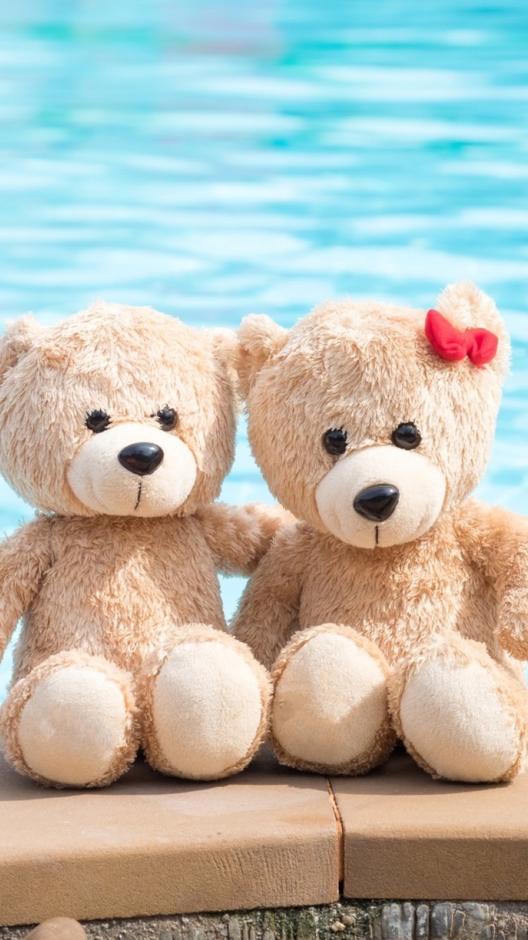 Fondo de pantalla Handmade Teddy Bears 750x1334