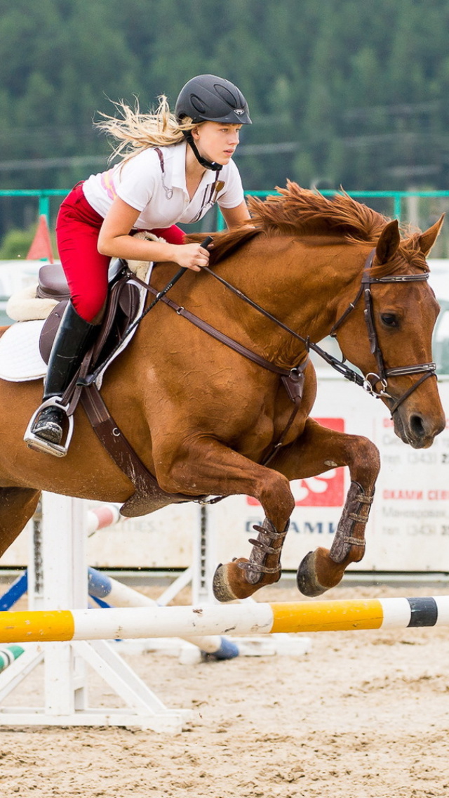 Equestrian Sport wallpaper 640x1136