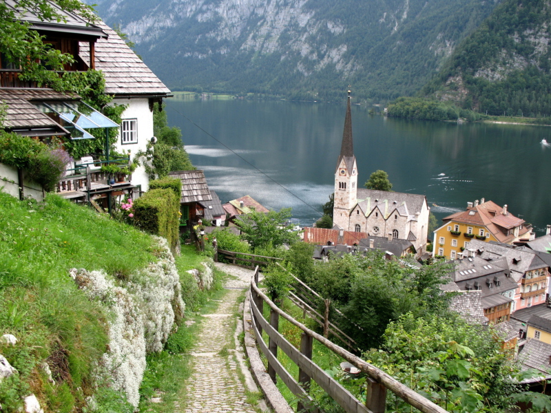 Screenshot №1 pro téma Austria - Lake Hallstatt 800x600