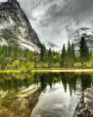 HDR Incredible Mountains - Fondos de pantalla gratis para iPhone 4S