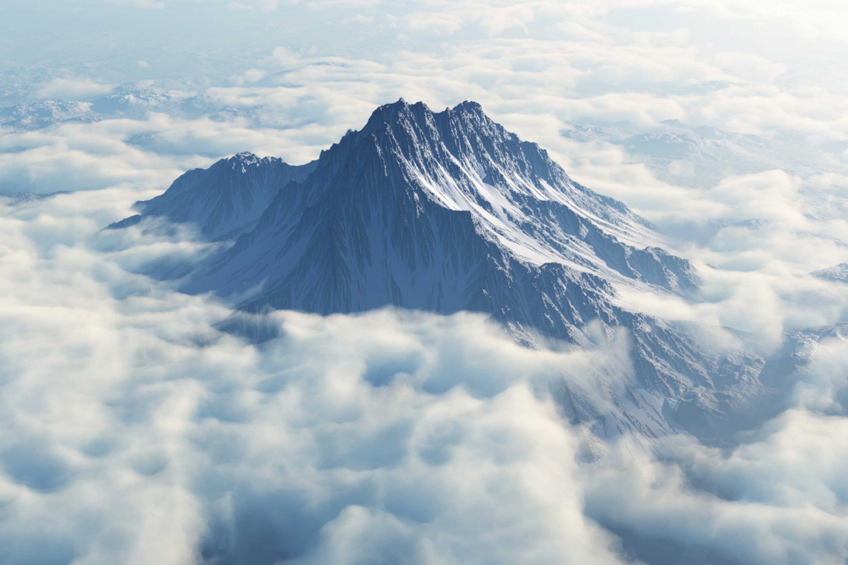 Mountain In Clouds screenshot #1 2880x1920