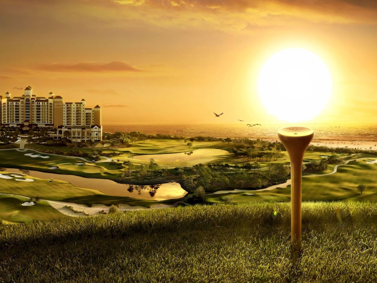 Fondo de pantalla Golfs Obsession 1280x960