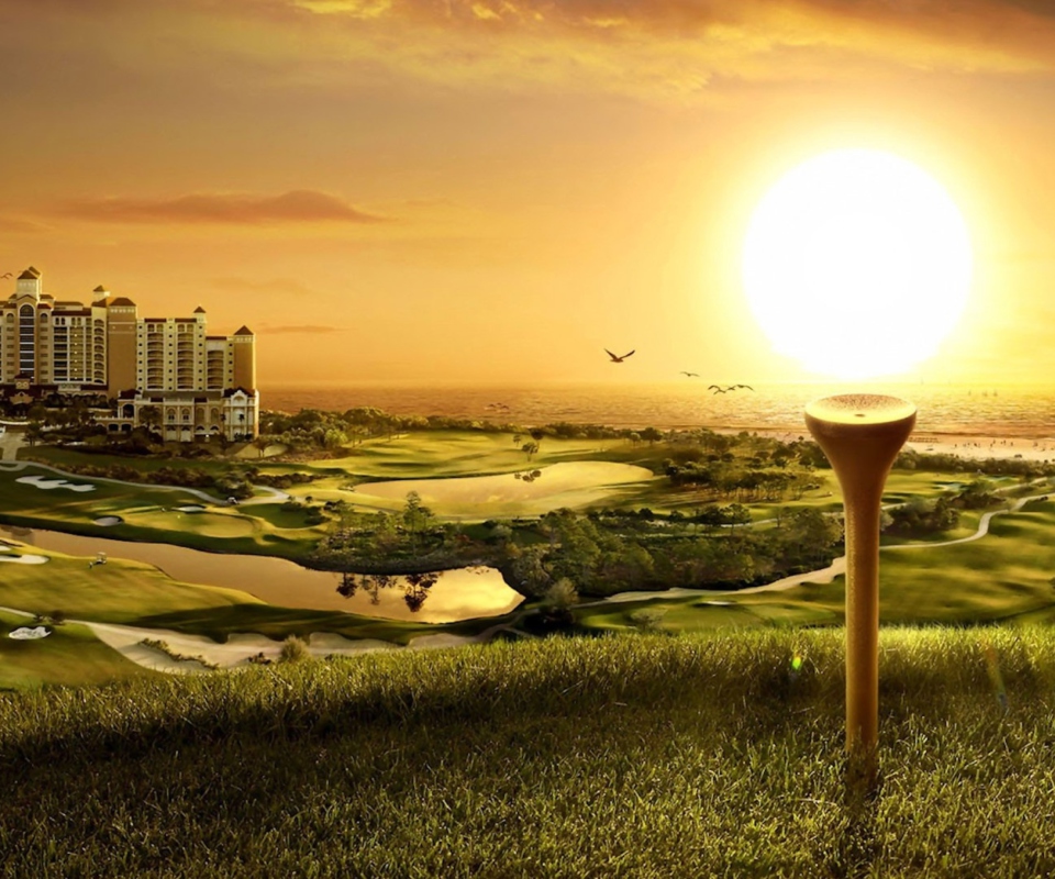 Das Golfs Obsession Wallpaper 960x800