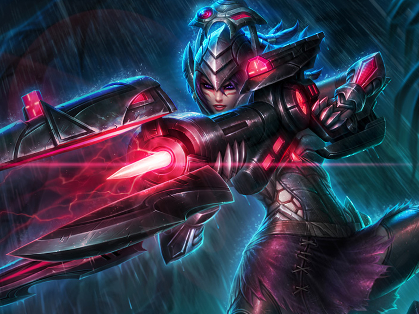 Screenshot №1 pro téma Headhunter Caitlyn 1400x1050