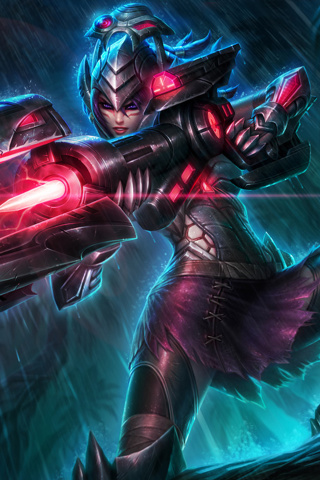 Fondo de pantalla Headhunter Caitlyn 320x480