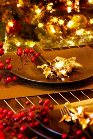 Screenshot №1 pro téma Christmas Table Decorations 320x480