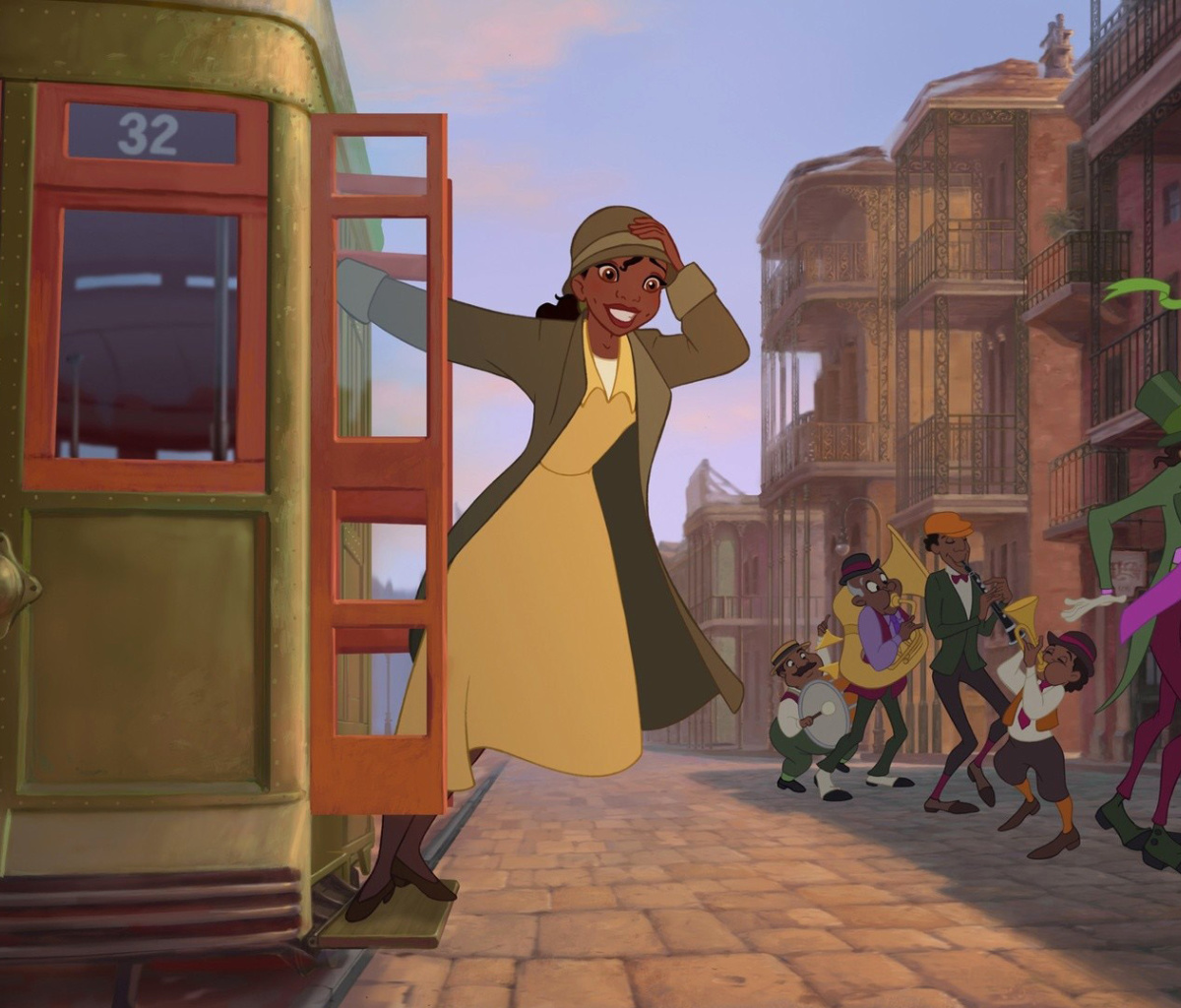Das The Princess and The Frog Wallpaper 1200x1024