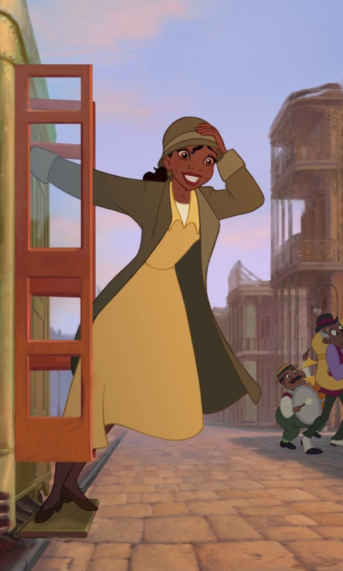 The Princess and The Frog wallpaper 480x800